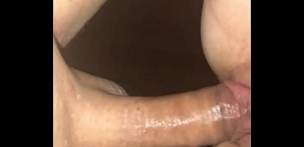  Ex’s juicy wet pussy fucked by Big white cock